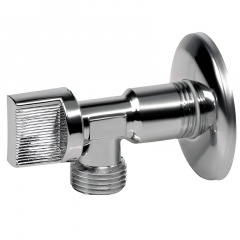 Приборный кран HERZ 1/2"x3/4" вентильный, хром Черкаси
