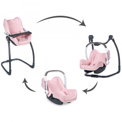 Кресло качели стульчик для кормления кукол 3в1 Smoby IG116500 Киев