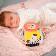 Детский развивающий кубик Taf Toys Веселые малыши KD98689 Луцк