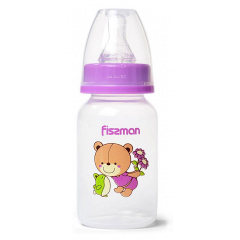 Бутылочка для кормления детская Baby Мишка-любимец 120 мл Fissman DP43973 Кропивницький