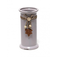 Ваза ceramic настільна Shabby Chic діаметр 10 см, висота 19 см Bona DP41669 Енергодар