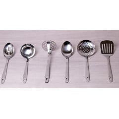 Набор кухонных аксессуаров Crystal 6 предметов в металлическом стакане Kamille DP37511 Братское