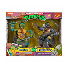 Игровые фигурки в наборе TMNT Леонардо против Рокстеди 15 см KD98693 Львів