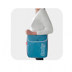 Детский велосипед металлический Smoby OL82816 с козырьком багажником и сумкой Blue Хмельницкий