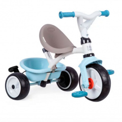 Детский велосипед металлический Smoby OL82816 с козырьком багажником и сумкой Blue Хмельницкий