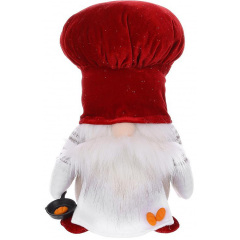 Декоративна іграшка Dwarf in chef's costume and frying pan 28 см Різнокольоровий BonaDi DP232201 Херсон