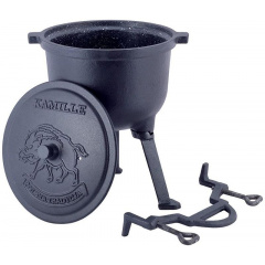 Казан Kamille чугунный Camping 7л эмалированную на ножках DP36595 Киев