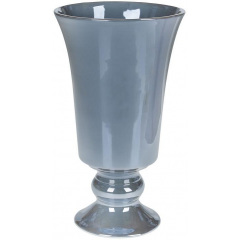 Ваза ceramic Кубок 26.5см, сірий перламутр Bona DP67943 Івано-Франківськ