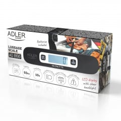 Електронні ваги для багажу Adler AD 8191 до 50 кг Чорний Черкаси