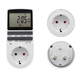 Розетка з таймером увімкнення та вимкнення Timer Socket KWE-TM02-EU 8747 CNV Харків