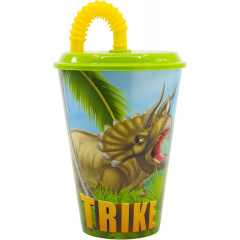 Стакан для дітей з трубочкою Stor Dinosaur 430 мл (26230) Полтава