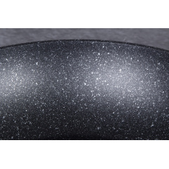 Сковорода з ручкою, що знімається 24 см Berlinger Haus Metallic Line Shiny Black Collection (BH-7156) Обухів
