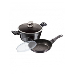 Набір посуду 4 предмети Berlinger Haus Metallic Line Carbon Pro Edition (BH-7106) Харків