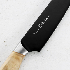 Японский универсальный нож 135 мм Satake Black Ash (807-623) Черновцы