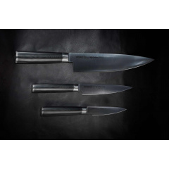 Набір з 3-х кухонних ножів у подарунковій коробці Samura Mo-V (SM-0220) Охтирка