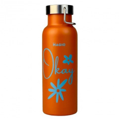 Пляшка термос 500 мл MAGIO MG-1041O Orange Ізмаїл
