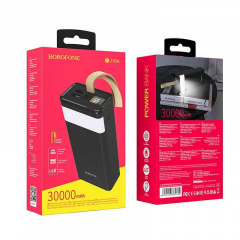УМБ 30000mAh Power Bank BOROFONE Coolmy BJ18A с лампой Black Харьков