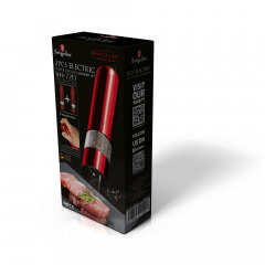 Набор электрических мельниц для соли и перца Berlinger Haus Metallic Line Burgundy Edition (BH-7217) Киев