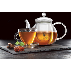 Чайник для заварювання 1л Berlinger Haus Black Silver Collection (BH-7828) Миколаїв
