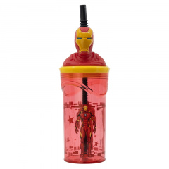 Пляшка з трубочкою 360 мл Stor Avengers Iron Man (74868) Херсон