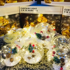 Гірлянда "Ялинки" Xmas WW-1 Copper Curtain Ball Lamp 3 х 1.5 м Теплий білий Миколаїв