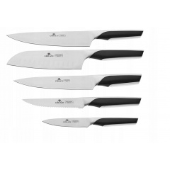 Набор из 5 кухонных ножей и подставки Gerlach Prestige (5901035505827) Киев