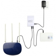 Джерело безперебійного живлення для роутера WGP Mini UPS 38.48wH 10400 mAh АРТ 9574 білий Умань