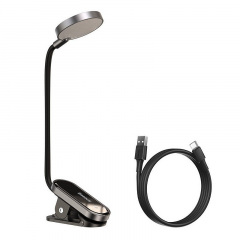 Лампа настільна акумуляторна Baseus Comfort Reading Mini Clip Lamp DGRAD-0G Grey Херсон