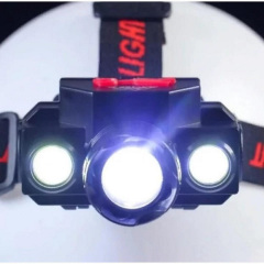 Фонарь налобный аккумуляторный Bailong BL COB XPE KX-1805 usb charge Изюм
