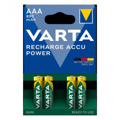 Аккумуляторные батарейки AAA VARTA ACCU AAA 800mAh BLI 4 шт (READY 2 USE) Житомир