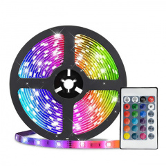 Світлодіодний стрічка з пультом UKC LED RGB 5050 Bluetooth Луцьк