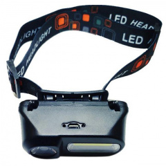 Налобный фонарь аккумуляторный Bailong BL-1804A COB XPE Черный Сумы