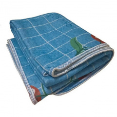Електропростирадло полуторне EAR Electric blanket 5714 блакитне з вишнями 150х160 см Харків