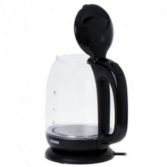 Электрочайник стеклянный 1.7 л Mesko MS 1302b Black Изюм