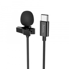 Петличный микрофон проводной HOCO Type-C Lavalier microphone L14 черный Кропивницкий