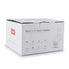 IP-камера видеонаблюдения уличная CAMERA C18 TUYA APP WIFI IP 3.0mp Белая Київ