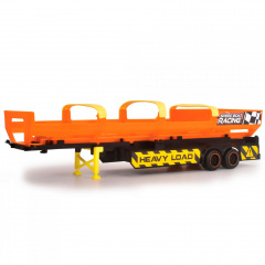Іграшкова вантажівка Dickie Toys Тягач Mack Перевезення катера з причепом 41 см Помаранчевий (IG-OL185859) Київ