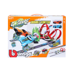 Игровой трек Две дорожки с аксессуарами Bburago KD101718 Королево