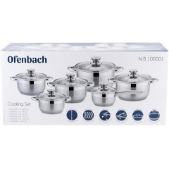 Набор посуды для приготовления пищи 12 предметов Ofenbach Луцк
