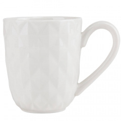 Кружки в наборе White Romb 6 штук на бамбуковой подставке 250ml AL219036 Lefard Киев