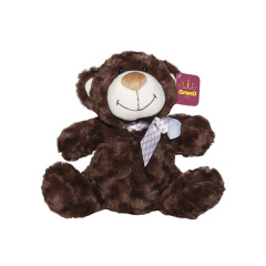 Мягкая детская игрушка медведь коричневый с бантом 33 см Grand DD651988 Рівне