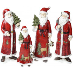 Статуетка Santa з ялинкою 31.5 см, у червоному Bona DP43012 Запоріжжя