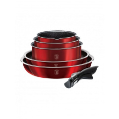 Набор 12 предметов посуды Berlinger Haus Metallic Line Burgundy Edition (BH-1674) Харьков