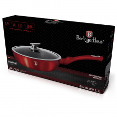 Сковорода глибока 24 см Berlinger Haus Line Burgundy Edition (BH-1259N) Київ