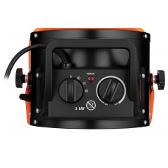 Теплопушка электрическая для дома 2E Ceramic AHC3000 3 кВт 30 м.кв black Ровно