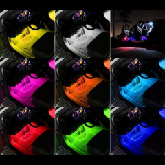 Подсветка в авто с пультом и светомузыкой LED RGB Automobile Atmosphere Lamp 8097 CNV Ивано-Франковск
