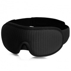 Пов'язка на очі для сну Stenson 3D Soft Black Київ