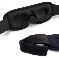 Пов'язка на очі для сну Stenson 3D Soft Black Київ