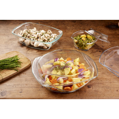 Форма для запекания Chef Table Прозрачный 35х30 см (69558{CHT}) Изюм