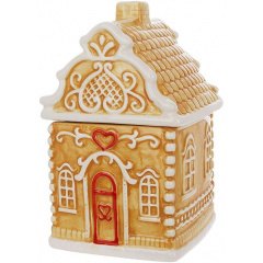 Ємність із кришкою BonaDi Gingerbread house для сипучих продуктів 1250 мл Різнокольоровий DP232352 Запоріжжя